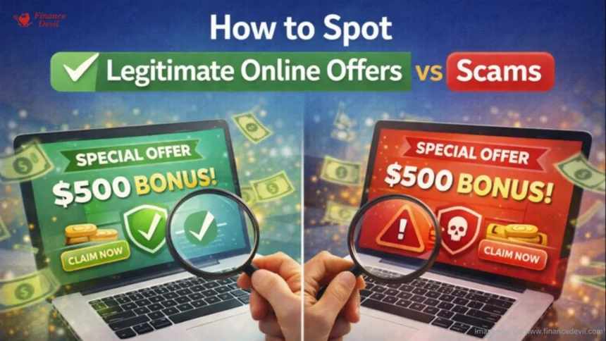 How to Spot Legitimate Online Offers vs Scams