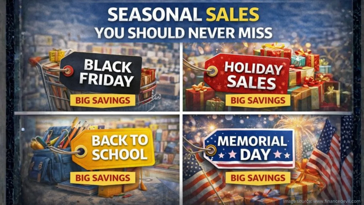 Seasonal Sales You Should Never Miss