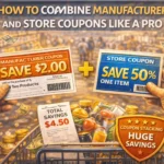 How to Combine Manufacturer and Store Coupons Like a Pro