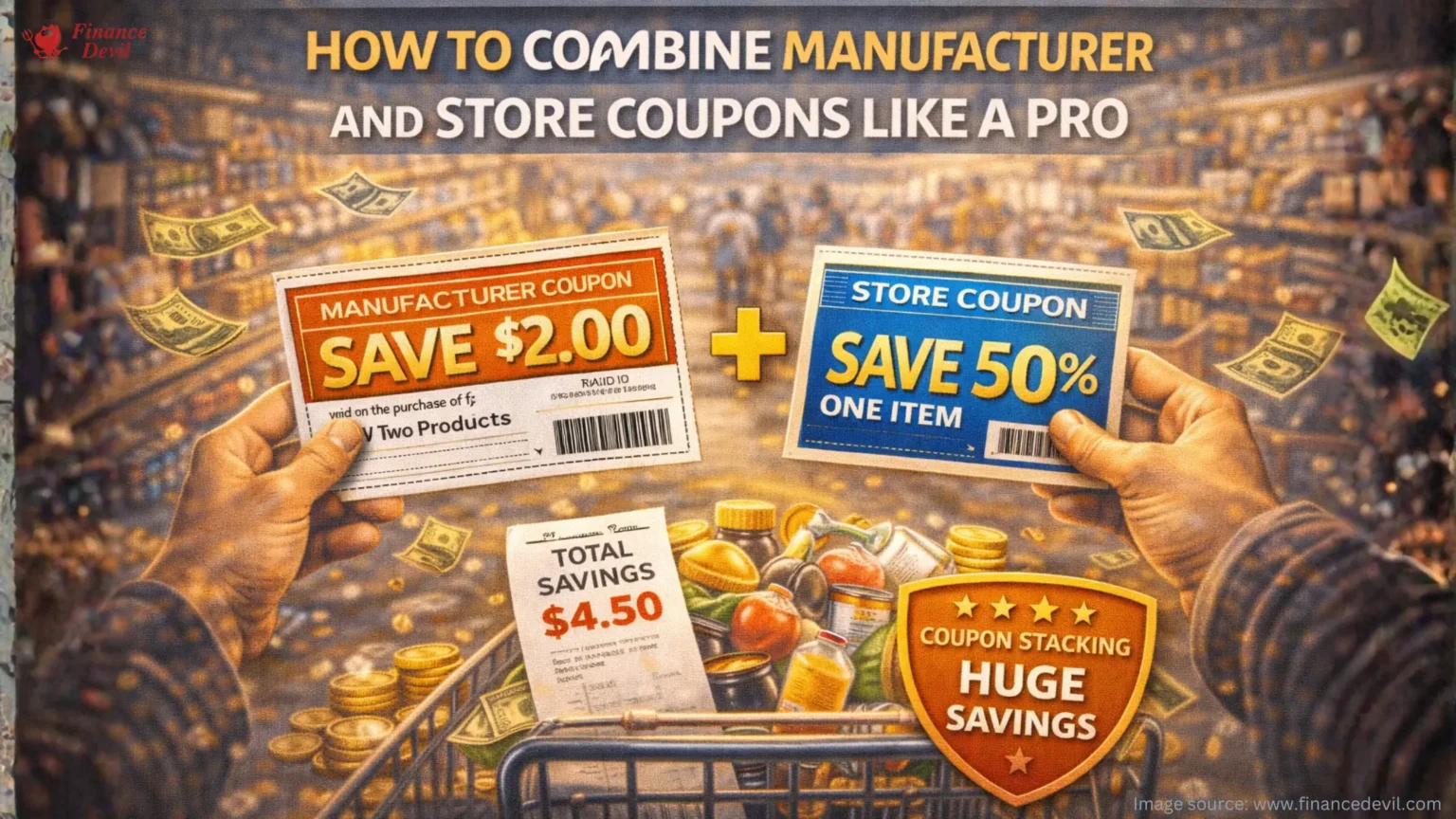 How to Combine Manufacturer and Store Coupons Like a Pro