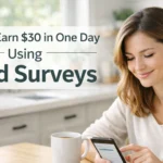 Make Money with Online Surveys (How to Earn $30 in One Day Using Paid Surveys)