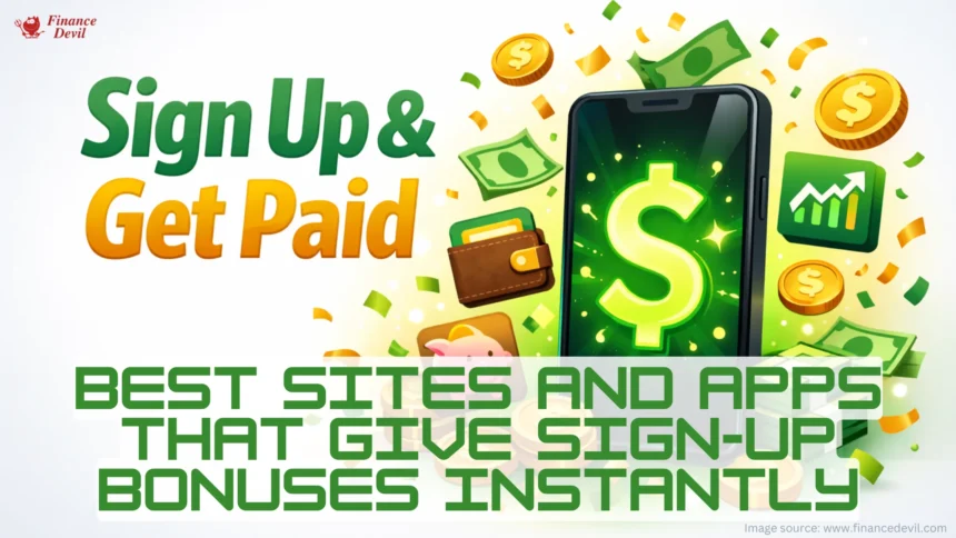Best Sites and Apps That Give Sign-Up Bonuses Instantly