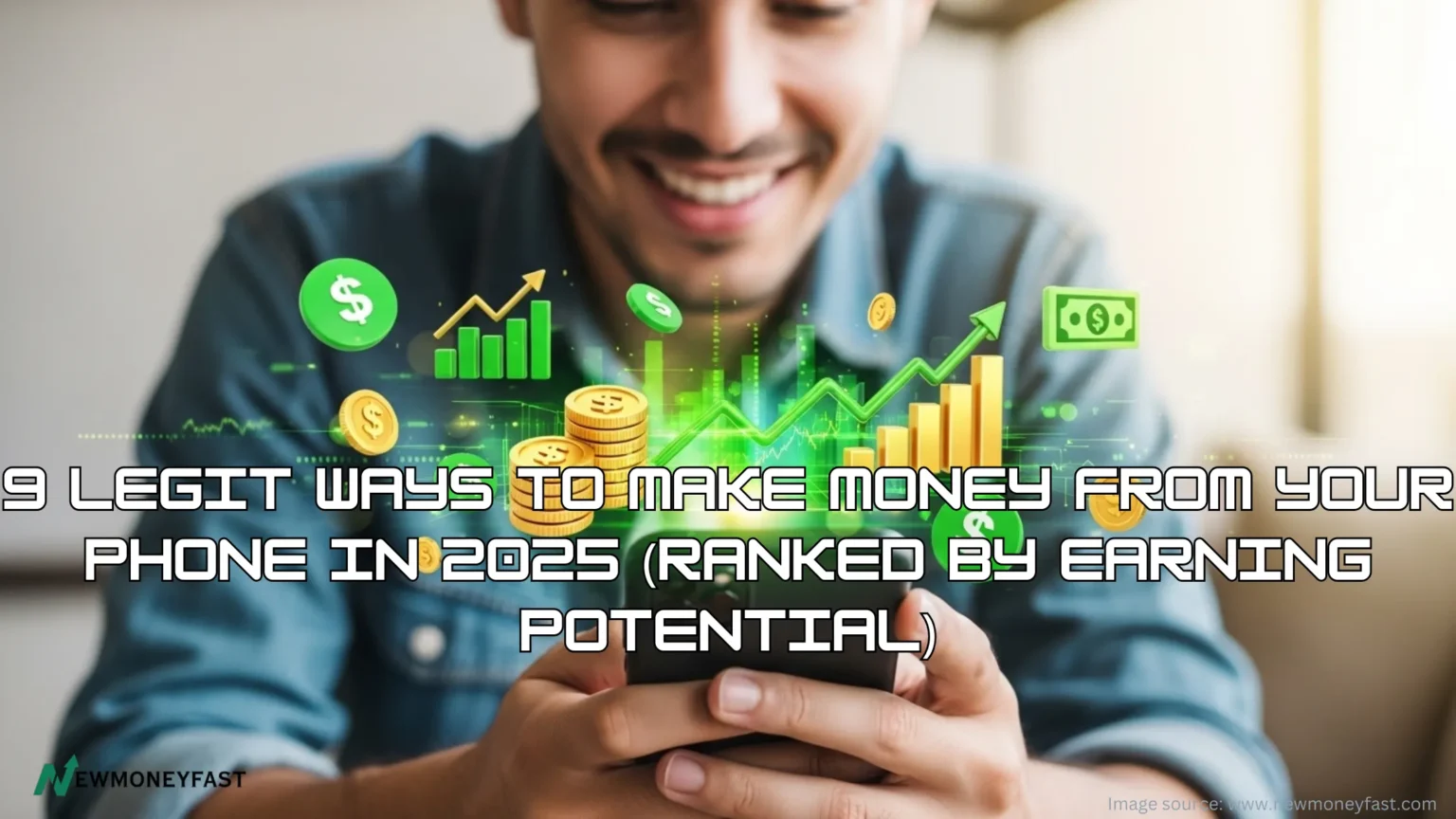 9 Legit Ways to Make Money From Your Phone in 2025 (Ranked by Earning Potential)