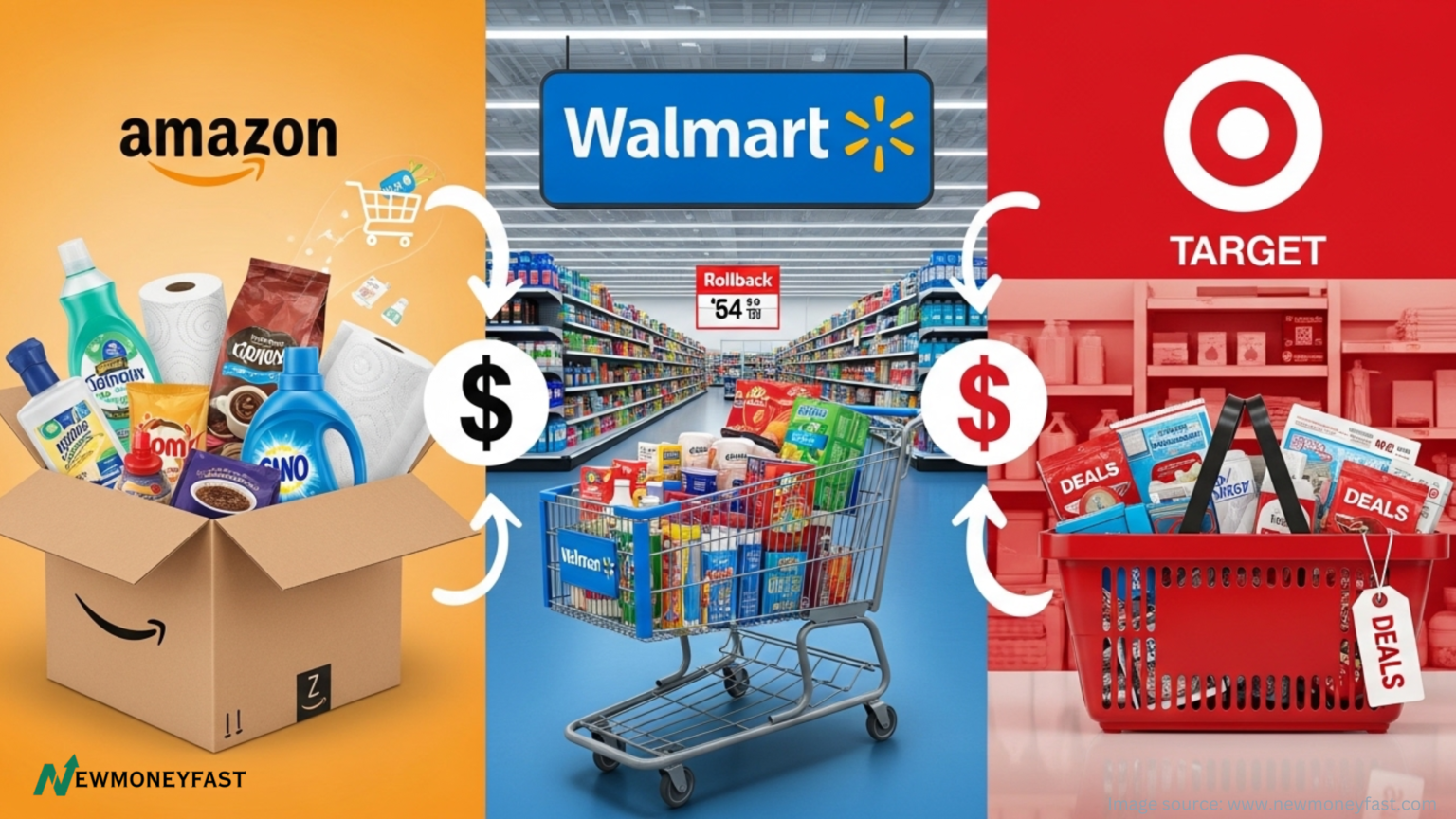 Amazon vs. Walmart vs. Target