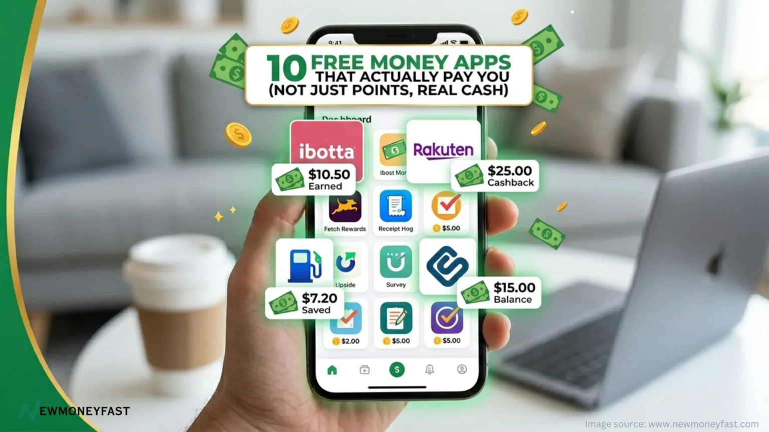 10 Free Money Apps That Actually Pay You (Not Just Points, Real Cash)