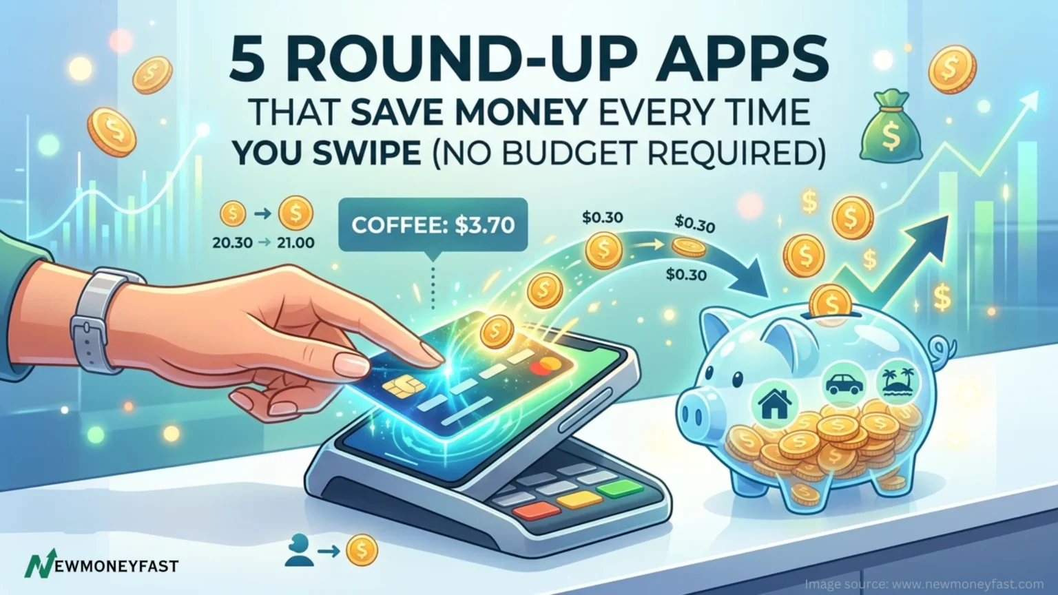 5 Round-Up Apps That Save Money Every Time You Swipe