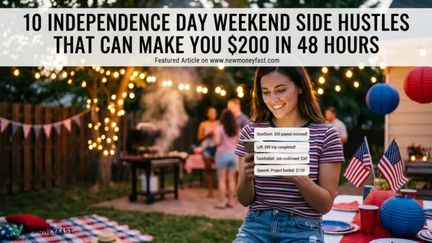 10 Independence Day Weekend Side Hustles That Can Make You $200 in 48 Hours
