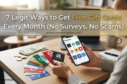 7 Legit Ways to Get Free Gift Cards Every Month