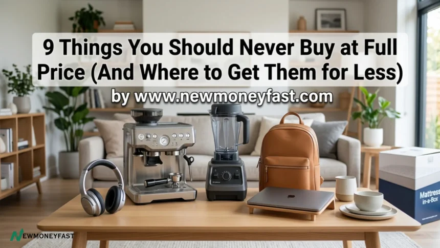 9 Things You Should Never Buy at Full Price