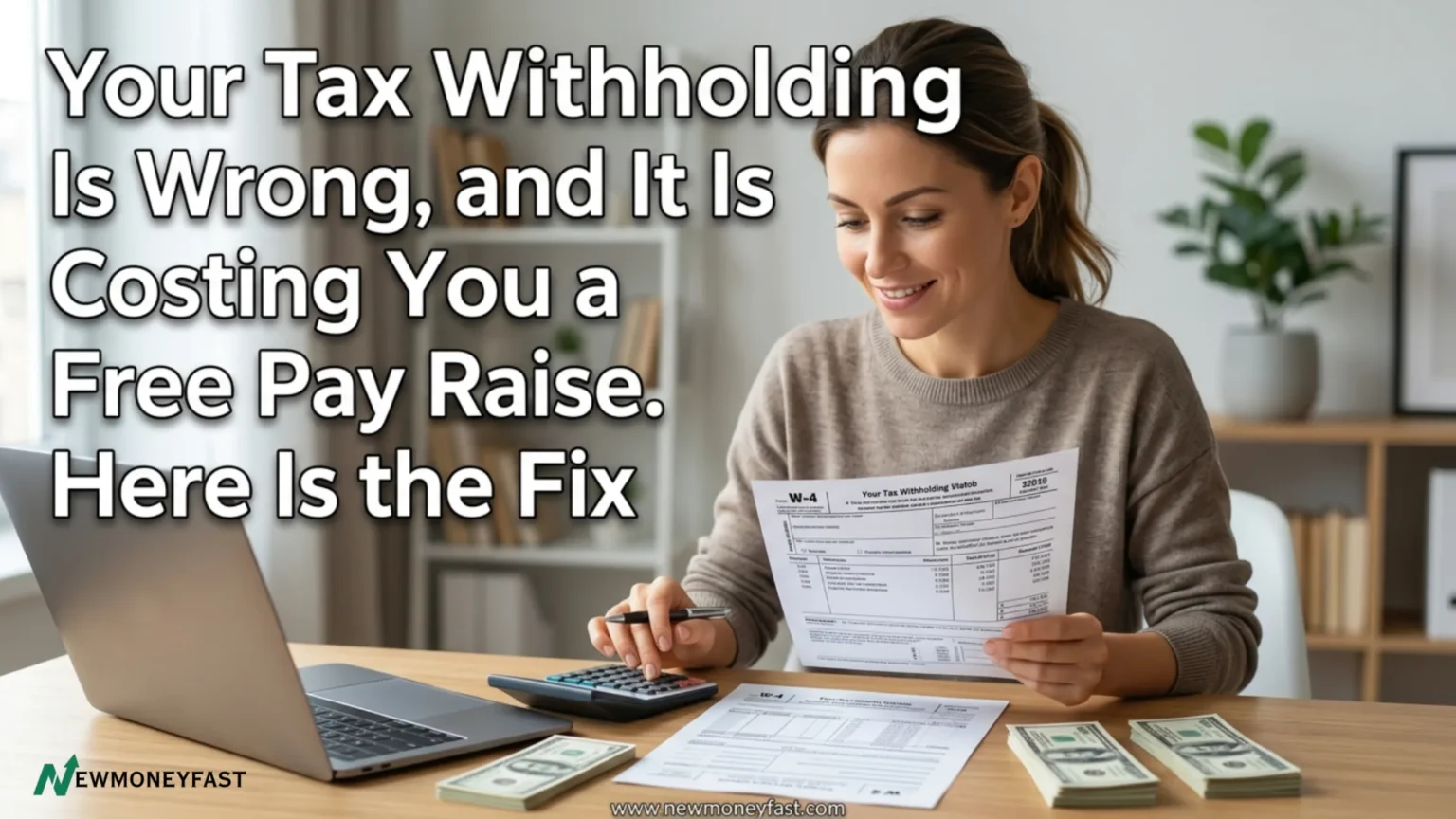 Your Tax Withholding Is Wrong, and It Is Costing You a Free Pay Raise