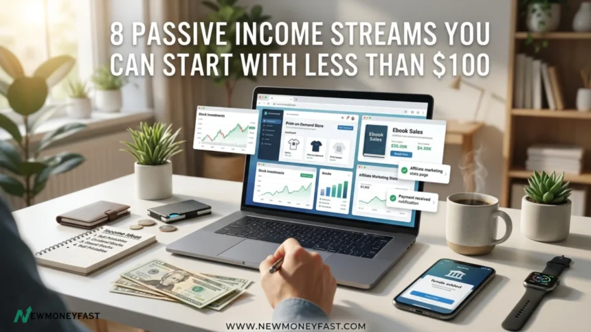 8 Passive Income Streams You Can Start With Less Than $100