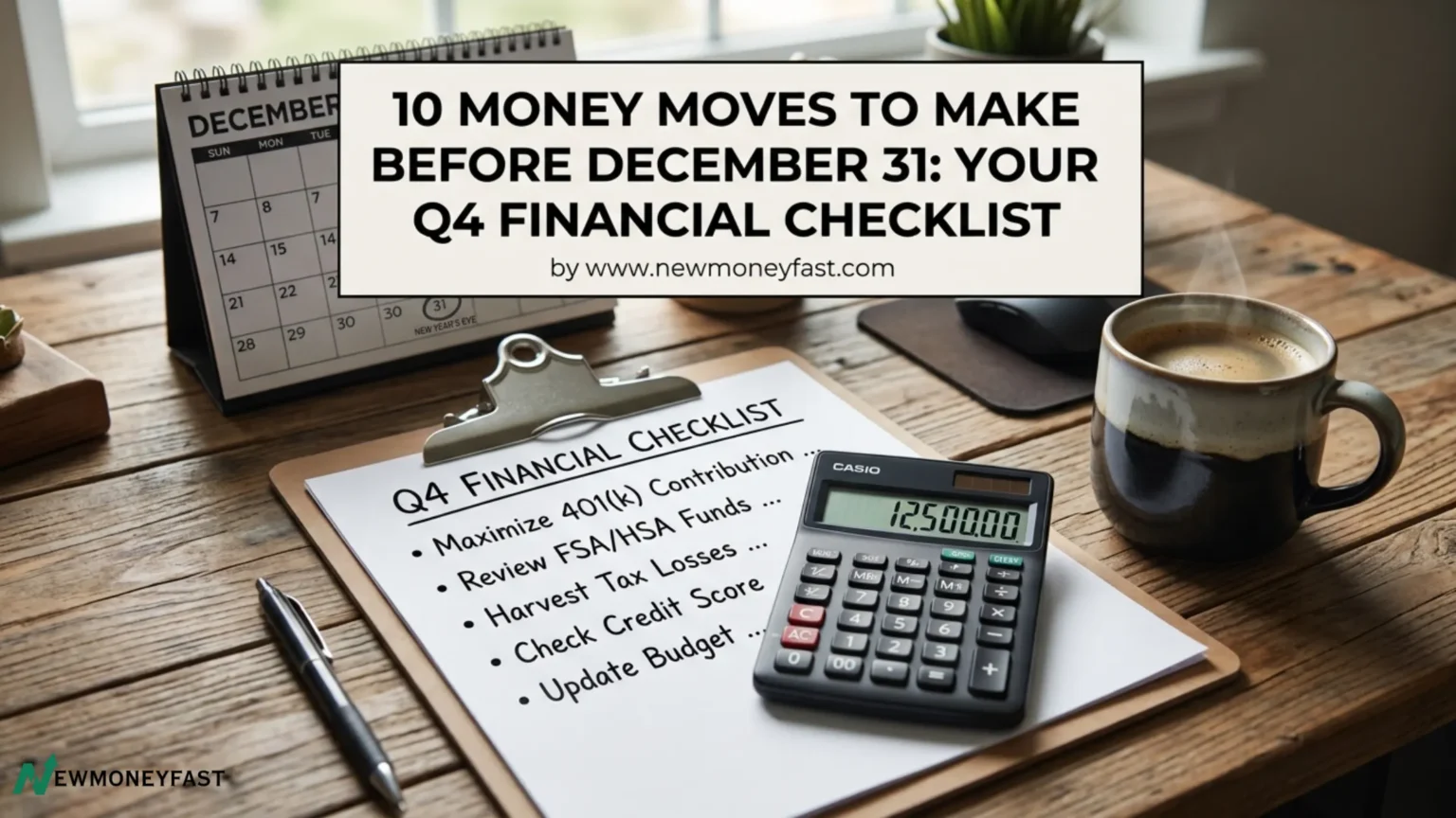 10 Money Moves to Make Before December 31