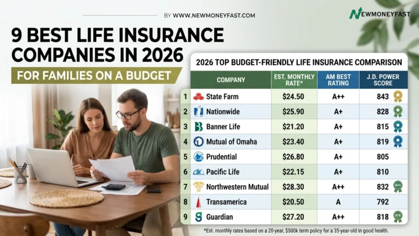 9 Best Life Insurance Companies in 2026 for Families on a Budget