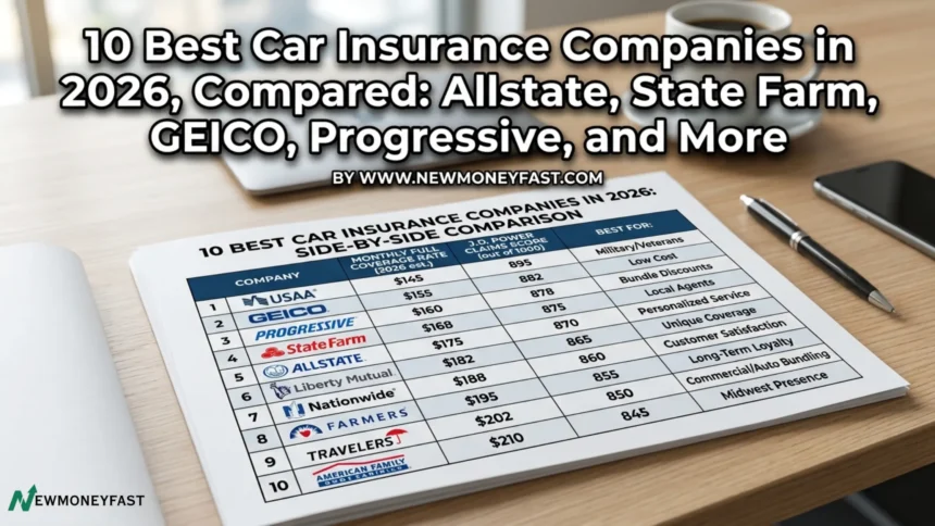 10 Best Car Insurance Companies in 2026, Compared